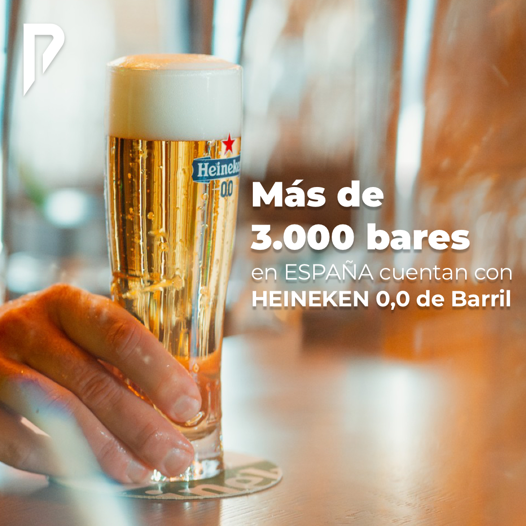 Heineken 0.0 de barril ya está presente en más de 3000 bares en España