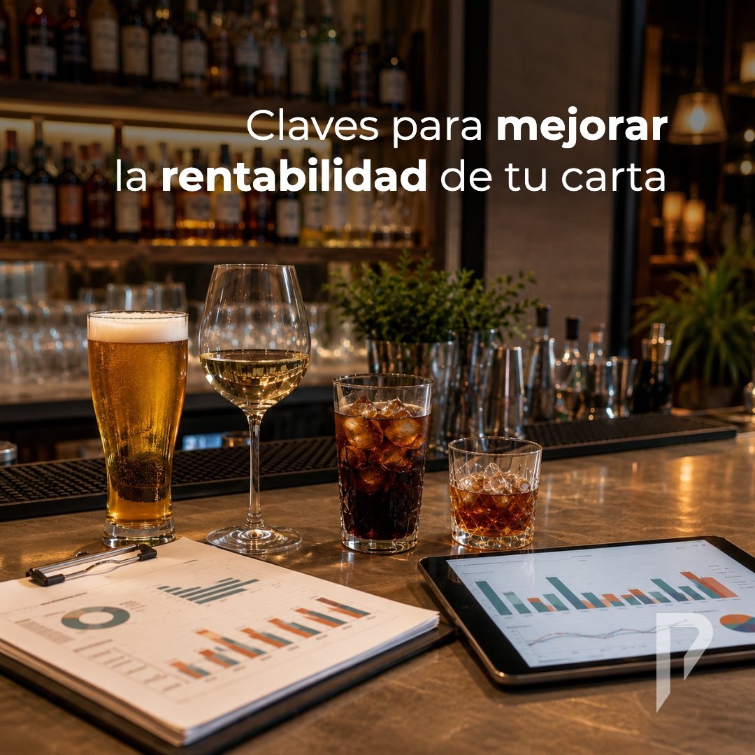 Claves para mejorar la rentabilidad de la carta de bebidas